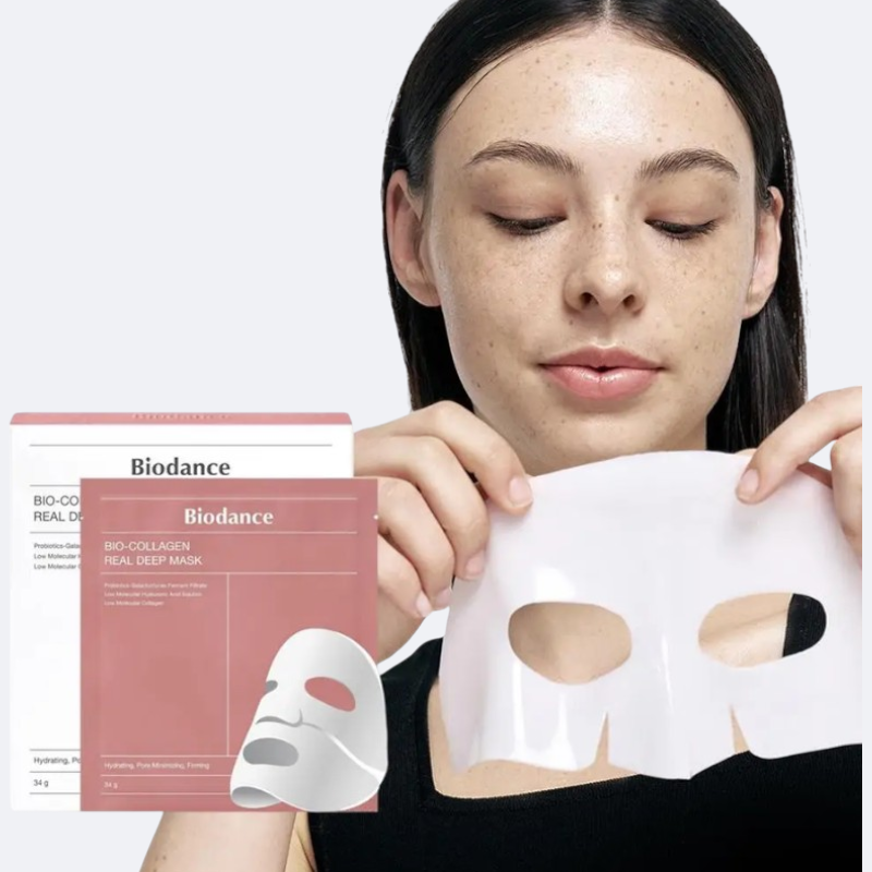 Masque Collagène Hydratant Visage – Éclat & Fermeté